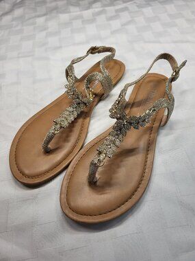 Trendsup Women's Cute Jewel Sandal Size 8